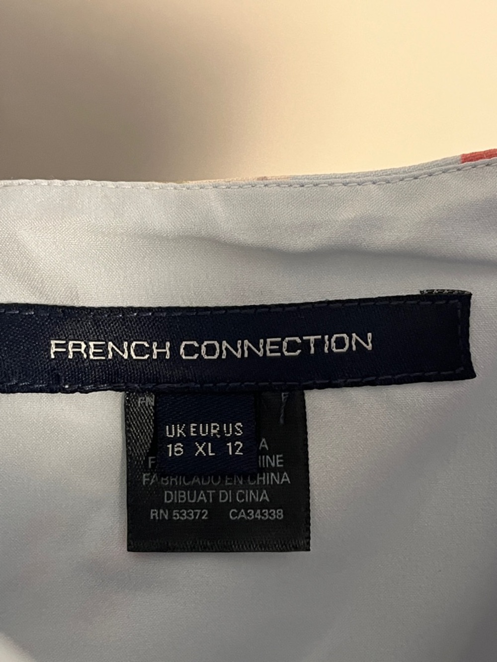 3 for $30 Sale! French Connection Dress Blue Floral Mini Sleeveless Straps 12 - Picture 4 of 7